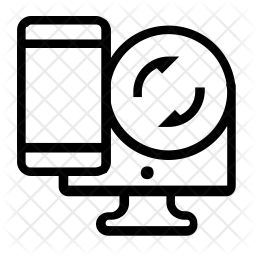 Refresh device Icon - Download in Line Style