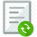 Refresh Document Paper Icon