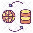 Irefresh Globe And Server Refresh Global Database Reload Global Server Icon