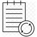 Requirement Change Refresh Note Reload Note Icon