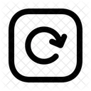 Refresh Square Rightarrow Navigation Navigate Icon