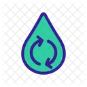Refresh Water Drop  Icon