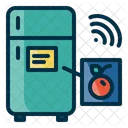 Refridgerator Internet Equipment Icon