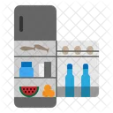 Refrigerador Cocina Interior Icono