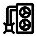 Refrigerador De Agua Sistema De Refrigeracao Ventilador Ícone