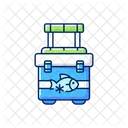 Refrigerador Pesca Vara Ícone