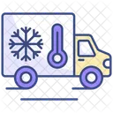 Refrigerated Truck Transport Truck Icon