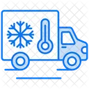 Refrigerated Truck Transport Truck Icon