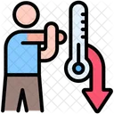 Refroidissement Activite Diminution Icône