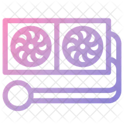 Refroidisseur de processeur liquide  Icône