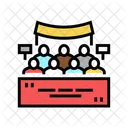 Refugee Meeting  Icon