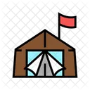 Refugee Tent Tent Refugee Icon