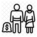 Refugiado Icono