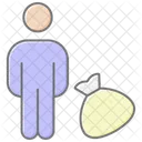 Refugies Lineal Color Icon Icon