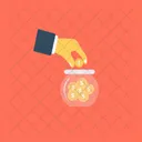Refund Payback Fundraising Icon