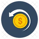 Refund Paper Currency Money Return Icon