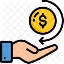 Refund Money Dollar Icon
