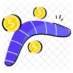 Refund Boomerang  Icon