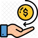 Refund Money Dollar Icon