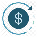 Refund Cashback Coin Icon