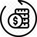 Money Refund Finance Icon