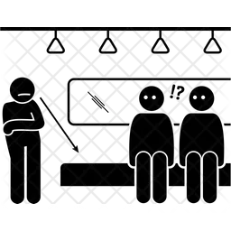 Refuse Sit Down  Icon