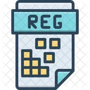 Reg Application Document Icon
