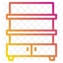 Regal Schranke Lagerung Symbol