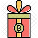 Regalo bitcoin  Icono