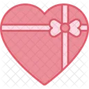 Regalo de corazon  Icono