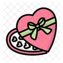 Regalo De Chocolate Chocolate Presente Icon