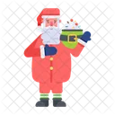 Disfraz De Santa Regalo De Navidad Santa Claus Icono