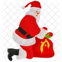 Navidad Claus Completo Icono