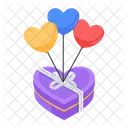 Regalo De San Valentin Regalo De San Valentin Sorpresa De San Valentin Icon