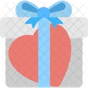 San Valentin Regalo Caja De Regalo Icono