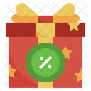 Descuento de regalo  Icono