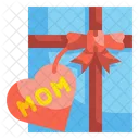 Regalo Del Dia De La Madre Caja De Regalo Paquete Icono