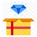 Regalo de diamantes  Icono