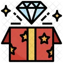 Regalo de diamantes  Icono