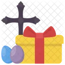 Regalo De Pascua Regalo De Pascua Caja De Regalo Icono