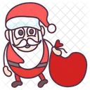 Papa Noel Regalos De Papa Noel Navidad Icono