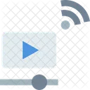 Videos Visionnage De Videos En Ligne Streaming Video Icône