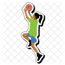 Regatear baloncesto  Icono