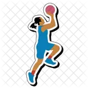 Regatear baloncesto  Icono