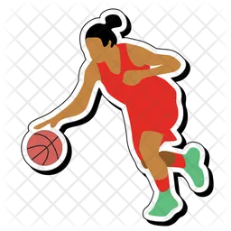 Regatear baloncesto  Icono