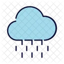 Regen Wolke Regnet Symbol