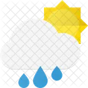 Regen Wolke Tag Symbol