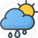 Regen Wolke Tag Symbol