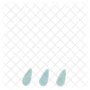 Regen Feuchtigkeit Wolken Symbol