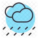 Regen Niederschlag Wolke Symbol